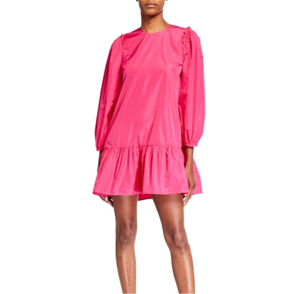 cinq a sept Dresses & Skirts - Cinq a Sept Jackie Long Sleeve Drop Waist Flounce Dress SZ S VGUC